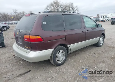 2000 Toyota Sienna Xle from USA, damaged, VIN 4T3ZF13C4YU208617